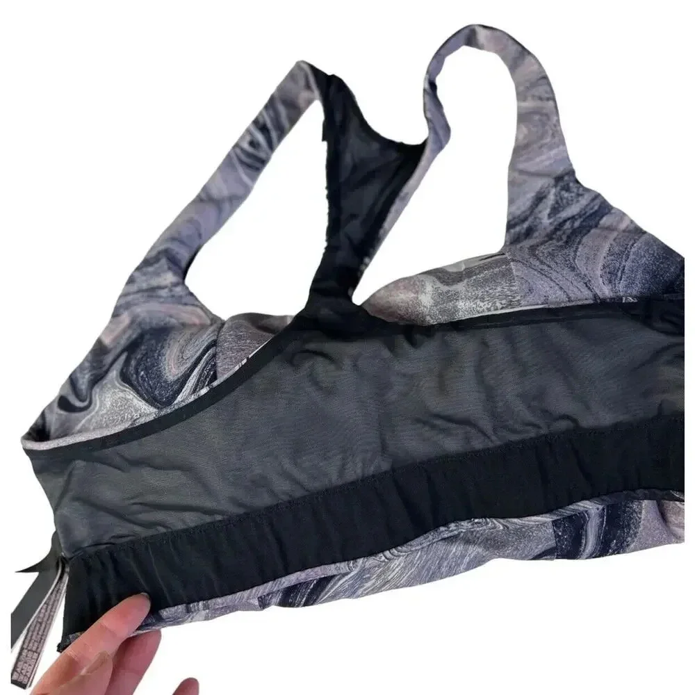 Victoria's Secret Lightweight Sports Bra Purple Marble 817743 Size 38D Women’s - Picture 9 of 9